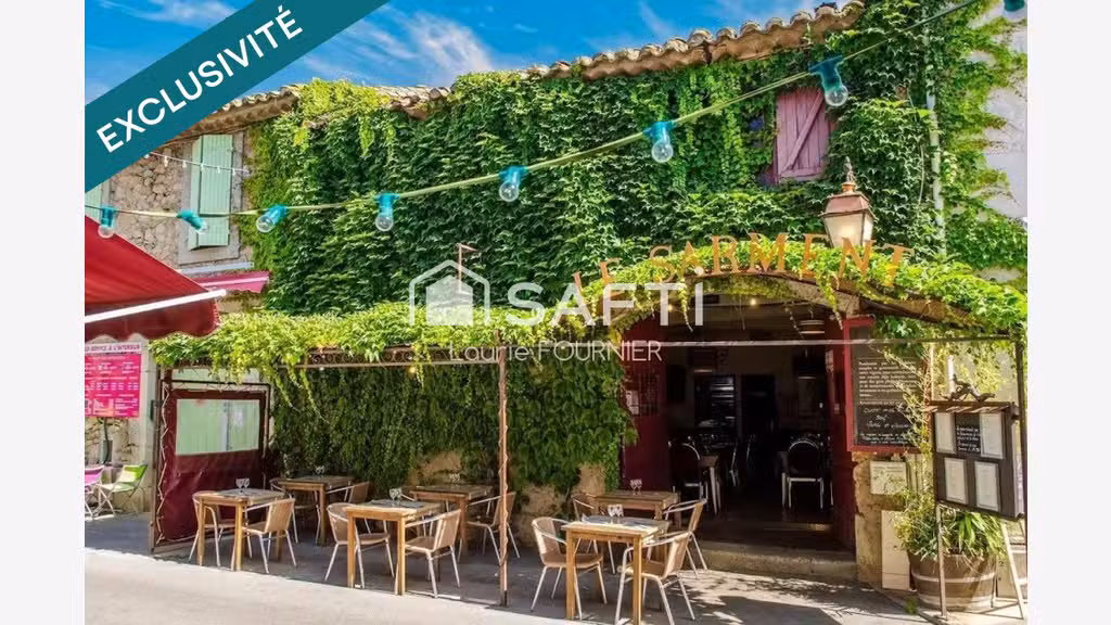 Vente restaurant terrasse au coeur de Gruissan