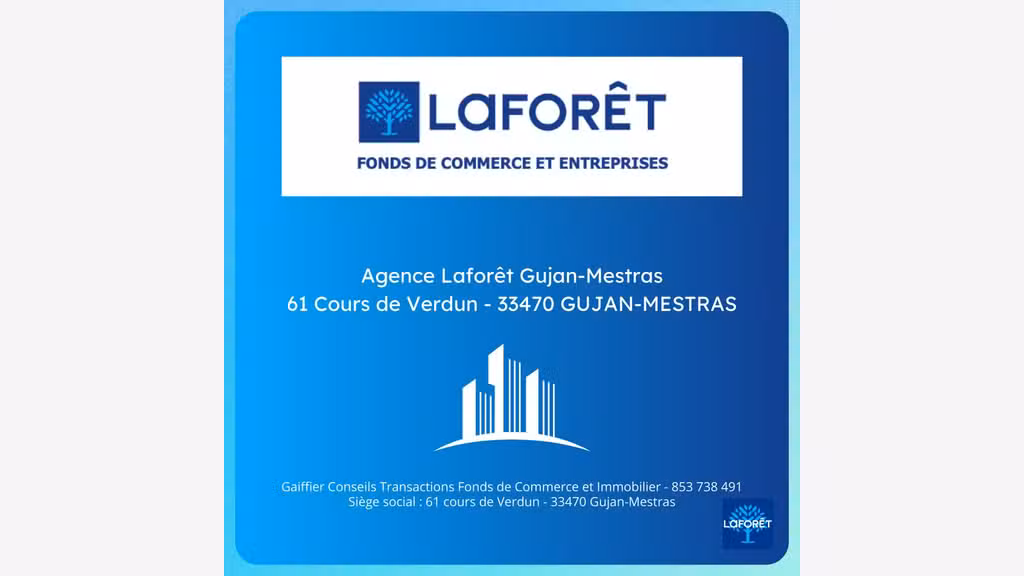 A vendre FDC restaurant clé en main Gujan-Mestras