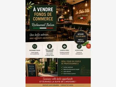 Vente restaurant en grande ville de Haute Savoie