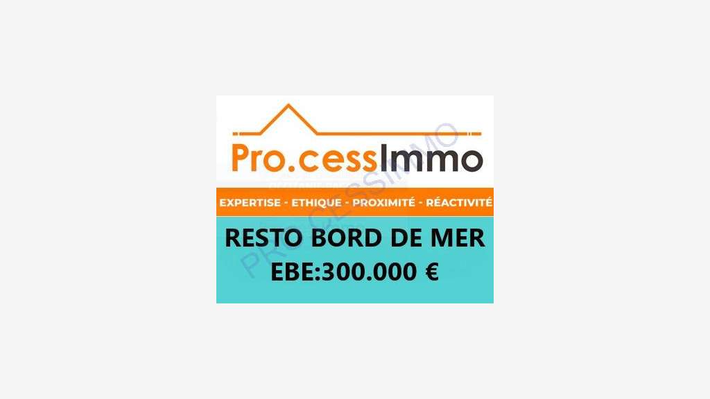Vente restaurant lic 4-ebe 300 k€ bord de mer 34