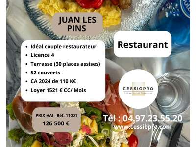Vente Restaurant à Juan-les-pins
