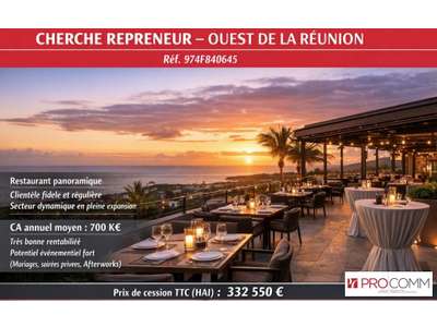 Vente Restaurant à L'Étang-Salé