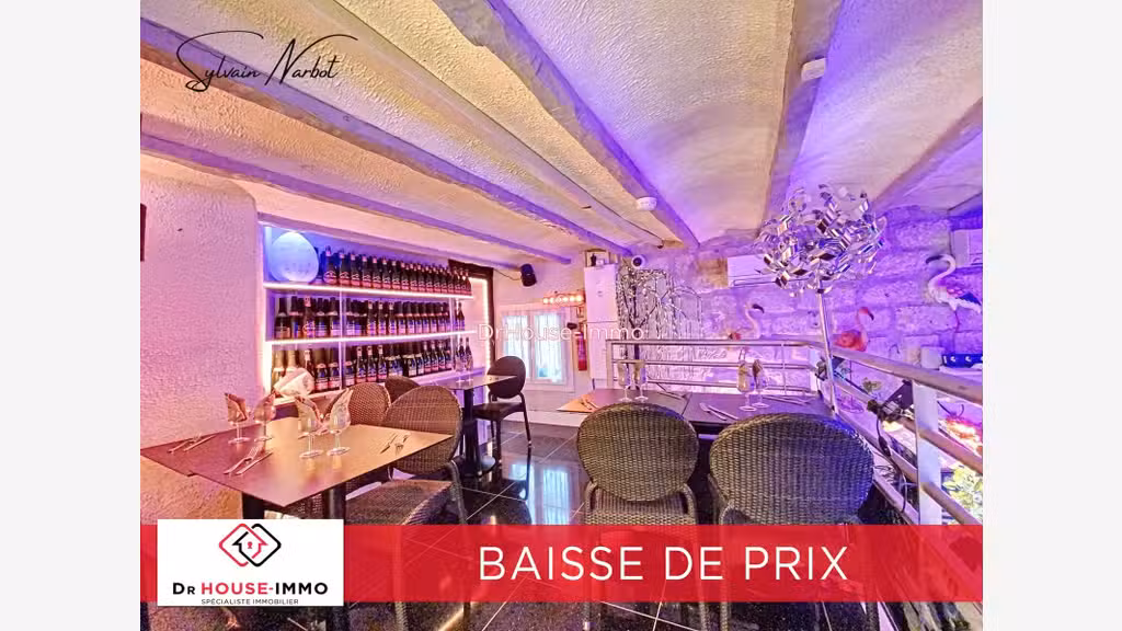 Vente murs FDC restaurant + appart au Grau du Roi