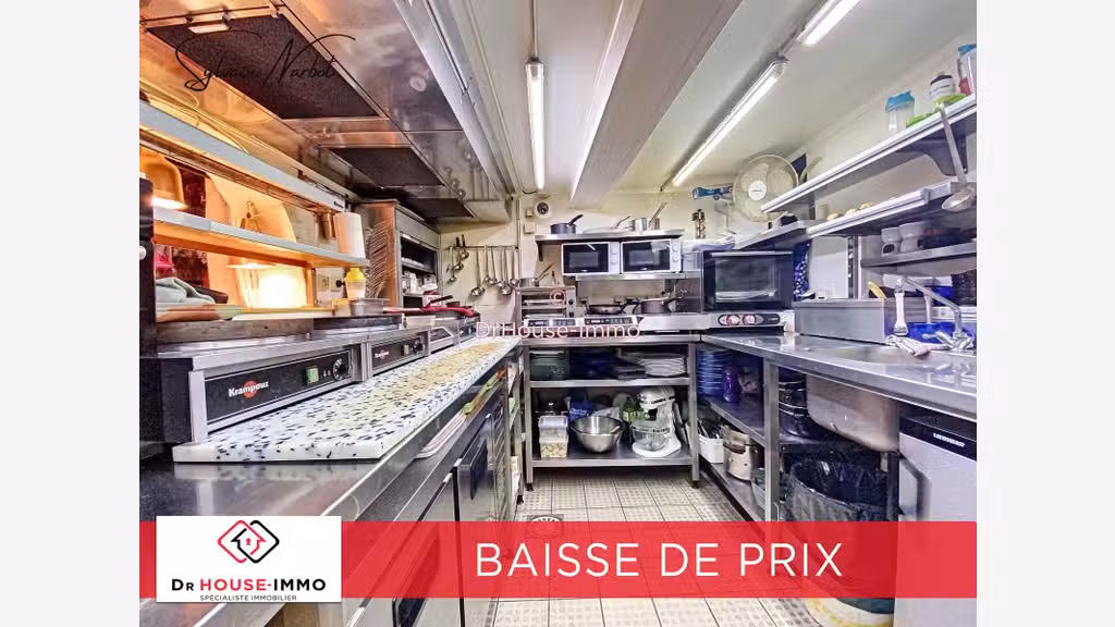 Vente murs FDC restaurant + appart au Grau du Roi