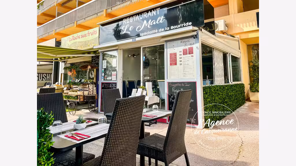 A vendre fonds et murs restaurant au Lavandou