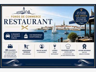 FDC restaurant emp d'exception aux Sables-d'Olonne