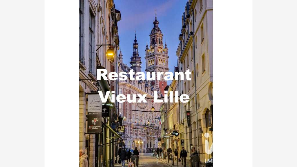 Vente restaurant de 120m² Vieux Lille zone resto