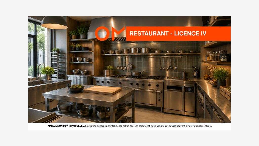 AV restaurant lic IV 120m² terrasse 30 pl à Lyon