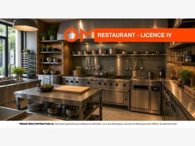 AV restaurant lic IV 120m² terrasse 30 pl à Lyon