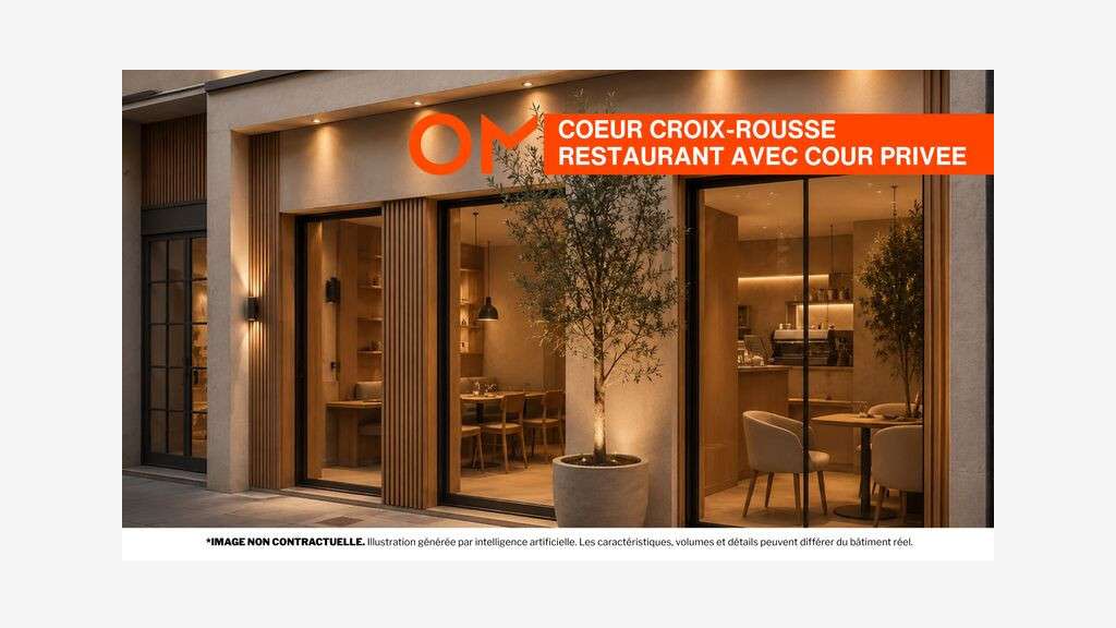 Vente restaurant à Lyon coeur Croix-Rousse