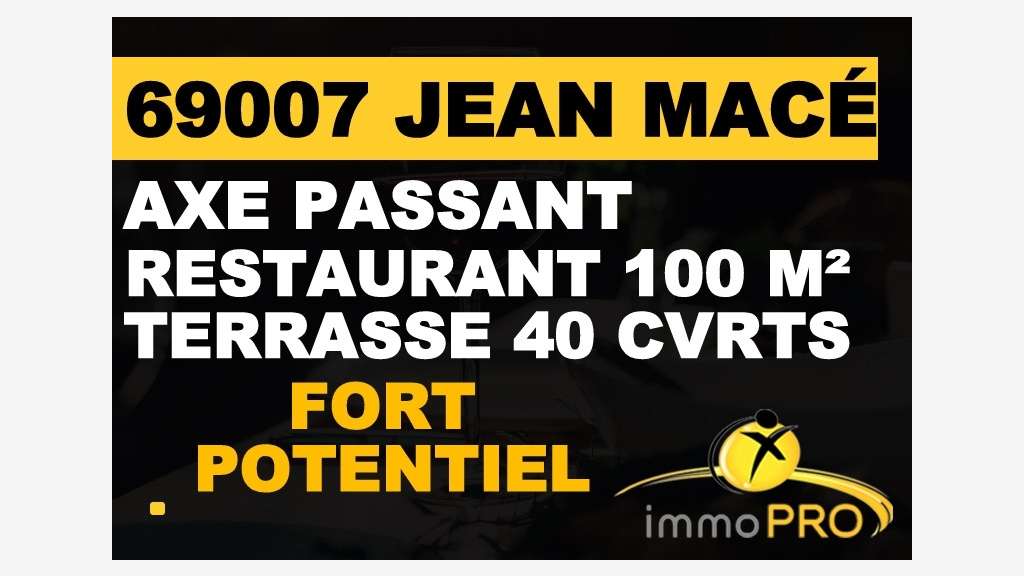 Restaurant/pizzeria d'angle à vendre à Lyon 69007
