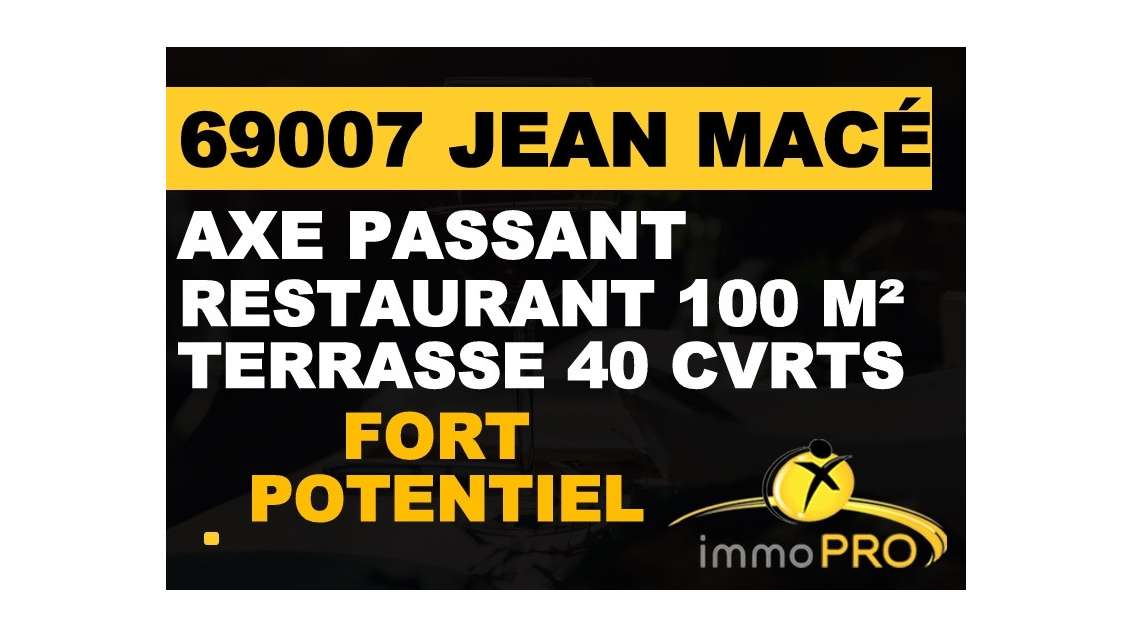 Restaurant/pizzeria d'angle à vendre à Lyon 69007