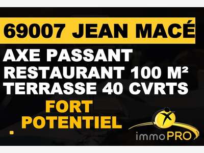 Restaurant/pizzeria d'angle à vendre à Lyon 69007