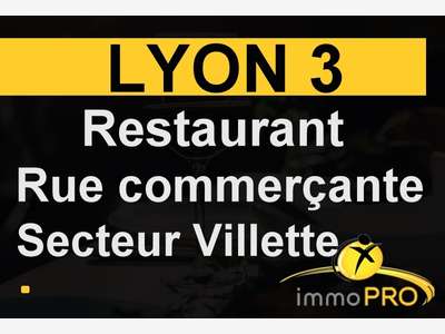 Vente restaurant bel emplacement à Lyon Villette
