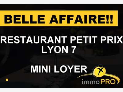 Vente restaurant du midi 44 couverts à Lyon 69007