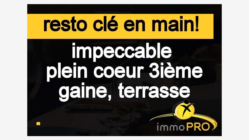 AV joli restaurant clés en mains 69003