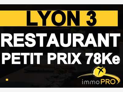 Vente restaurant refait à neuf à Lyon 69003