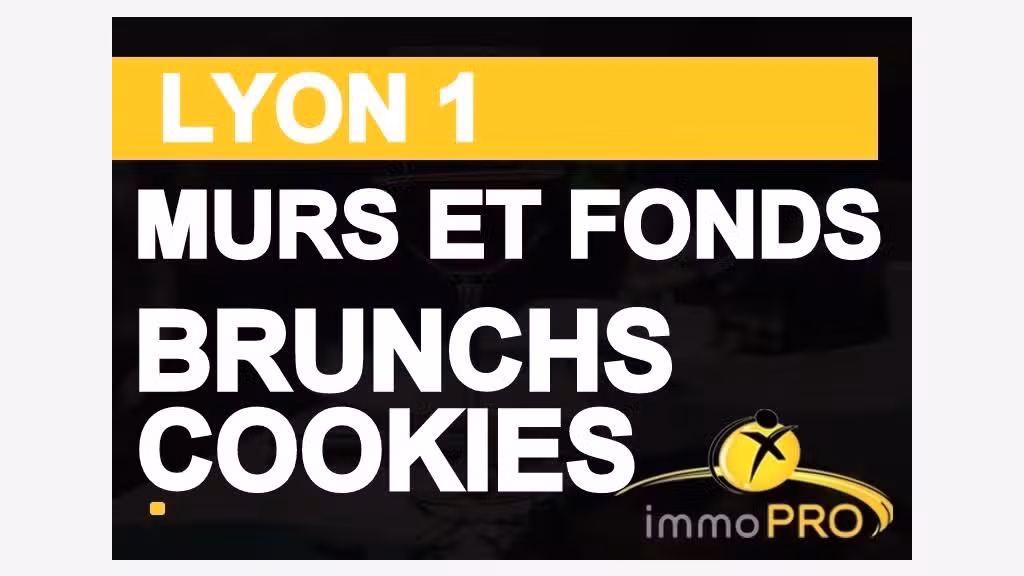 Vente murs et fonds brunchs et cookies à Lyon