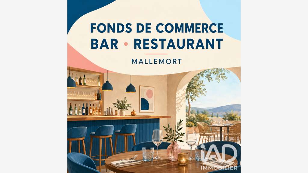 AV restaurant emblématique au coeur de Mallemort