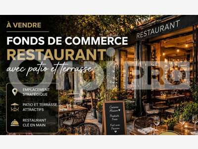 A vendre restaurant d'exception sur littoral 34