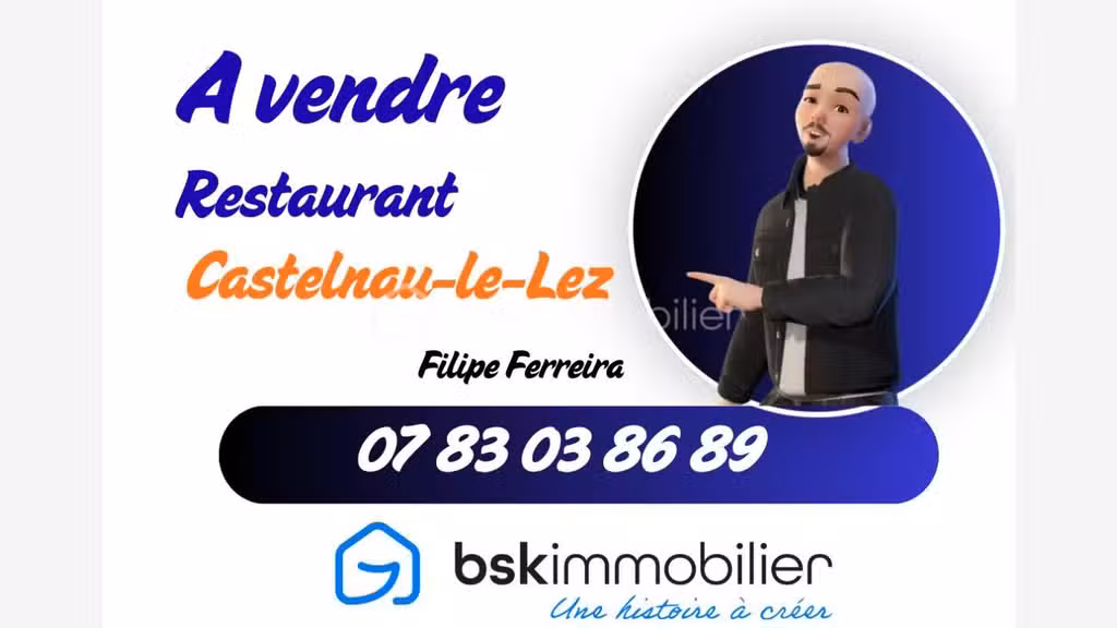 A vendre restaurant axe passant Castelnau le Lez