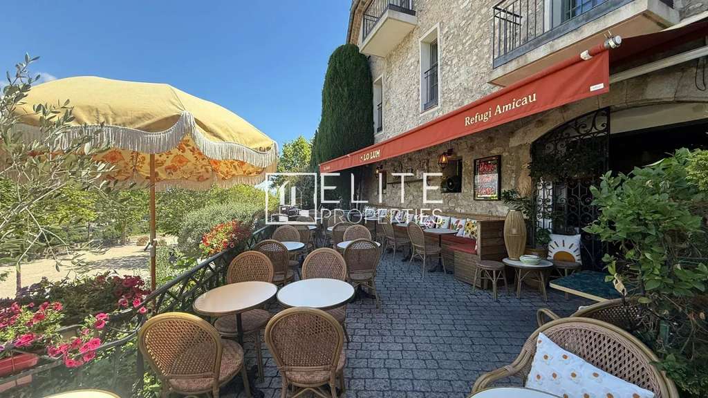 Vente bar à cocktail avec cuisine Mougins Village