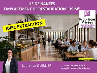 Cession restaurant 139m² empl stratégique Nantes
