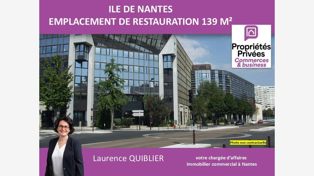 Cession restaurant 139m² empl stratégique Nantes