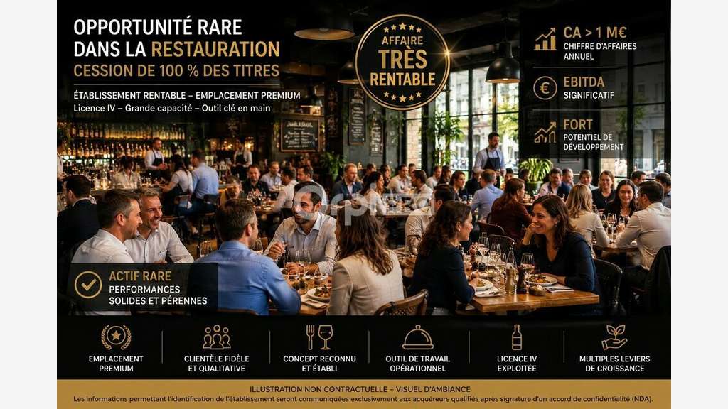 Titres société restauration à vendre à Nantes