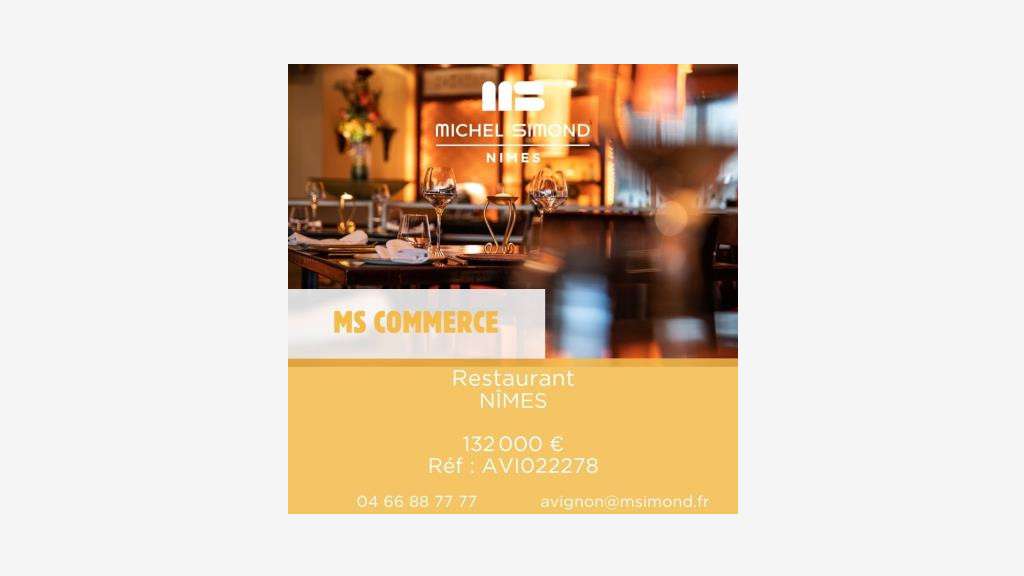 Restaurant à céder à Nîmes centre