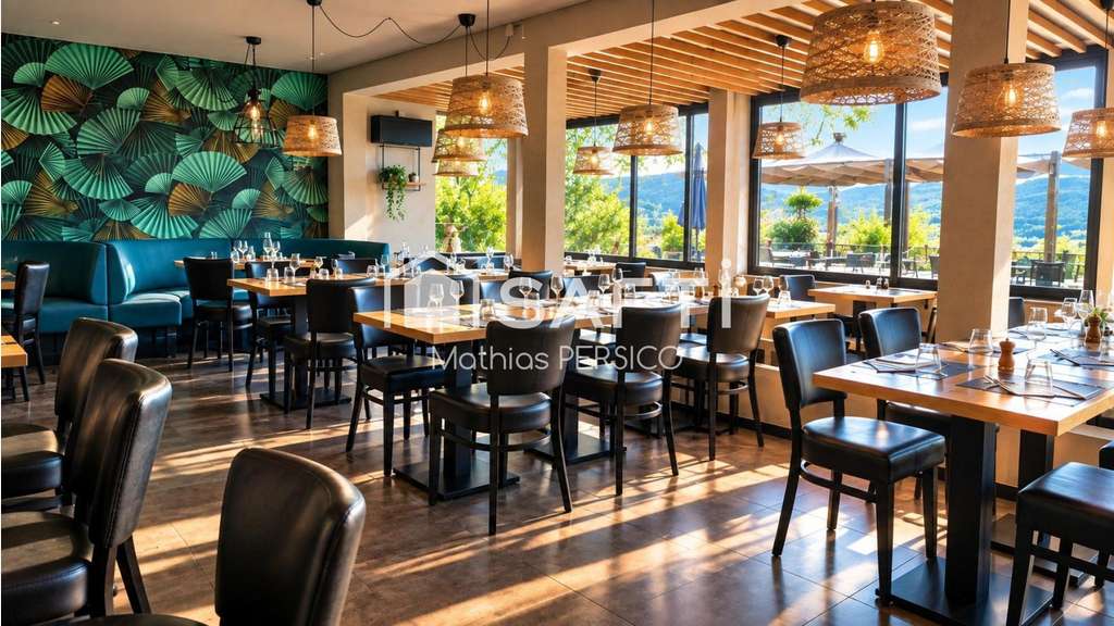 Vente restaurant + habitation vue Lac de Nantua