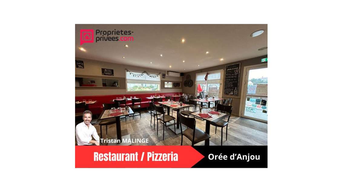 Vente pizzeria 69m² Orée d'Anjou emplacement idéal