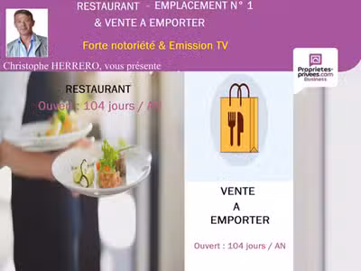 AV restaurant saisonnier à Palavas les Flots