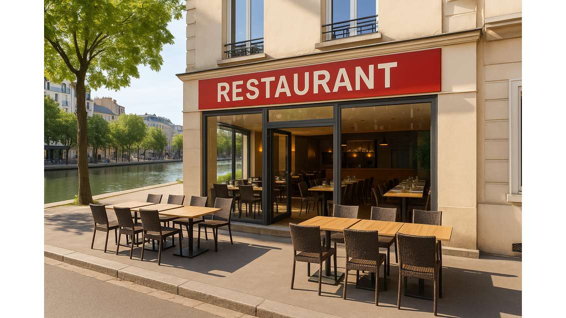 Vente restaurant à Paris 75020 Canal de l’Ourcq