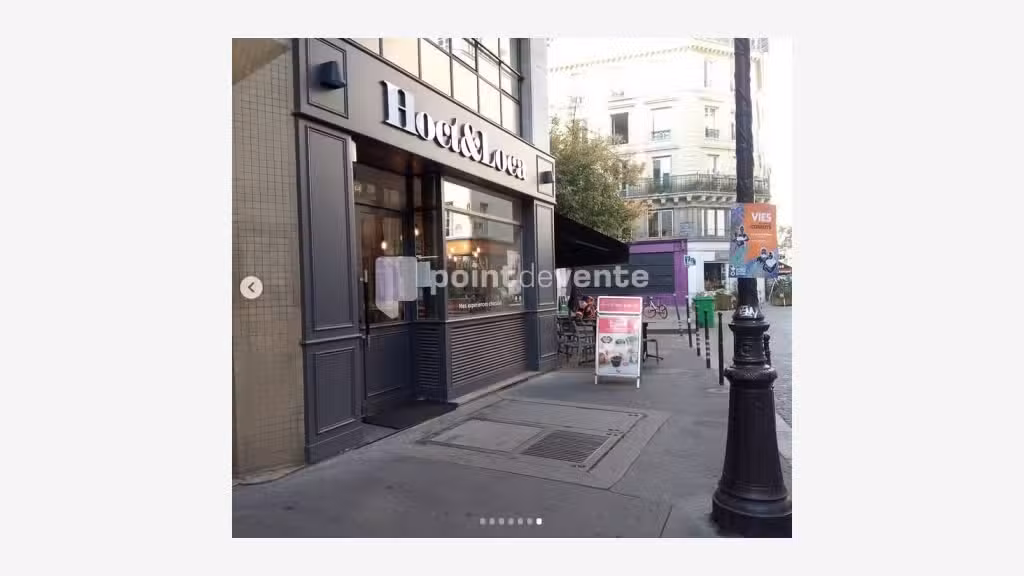 Vente coffee shop 161m² à Paris Halles Beaubourg