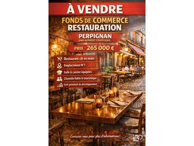 Vente Restaurant à Perpignan