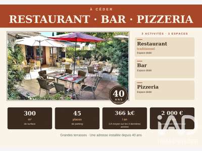 Vente bar restaurant grandes terrasses à Pertuis