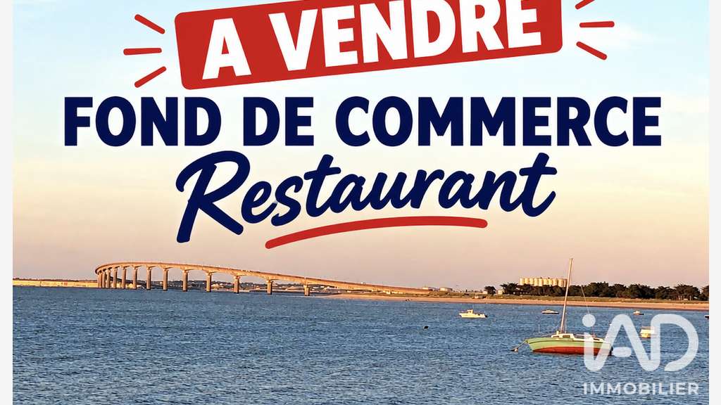 Vente restaurant vue mer à Rivedoux-Plage