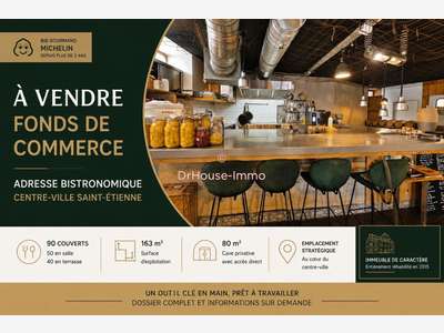 Vente restaurant au centre de Saint Etienne