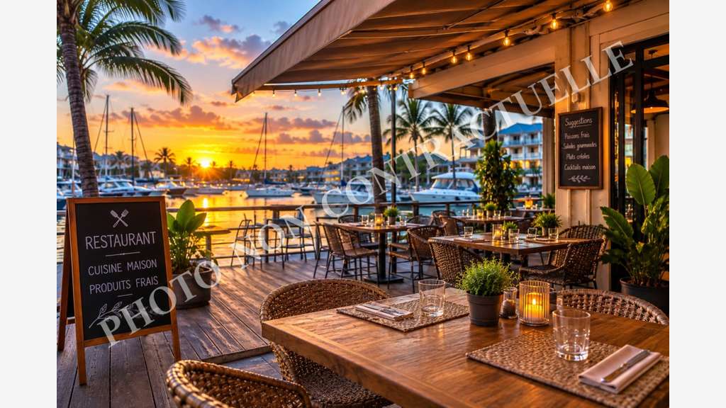 Vente restaurant sur la marina de Saint-François