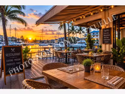 Vente restaurant sur la marina de Saint-François