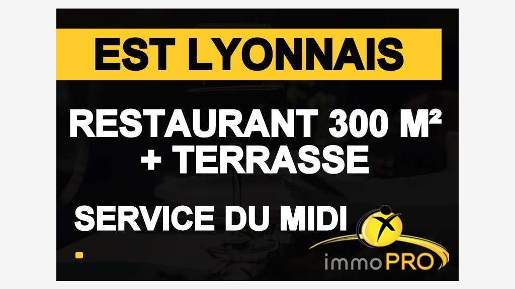 Vente restaurant très belle opportunité