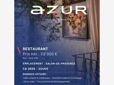 VENTE Beau restaurant à Salon-de-Provence
