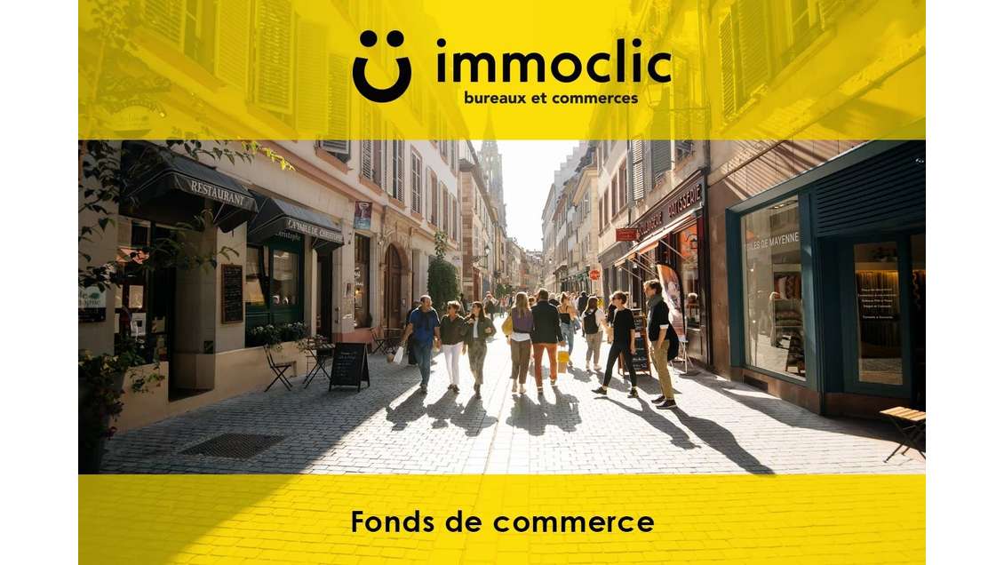 Vente FDC restauration rapide à Sélestat centre