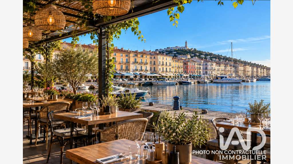 Vente restaurant avec terrasse vue mer à Sète