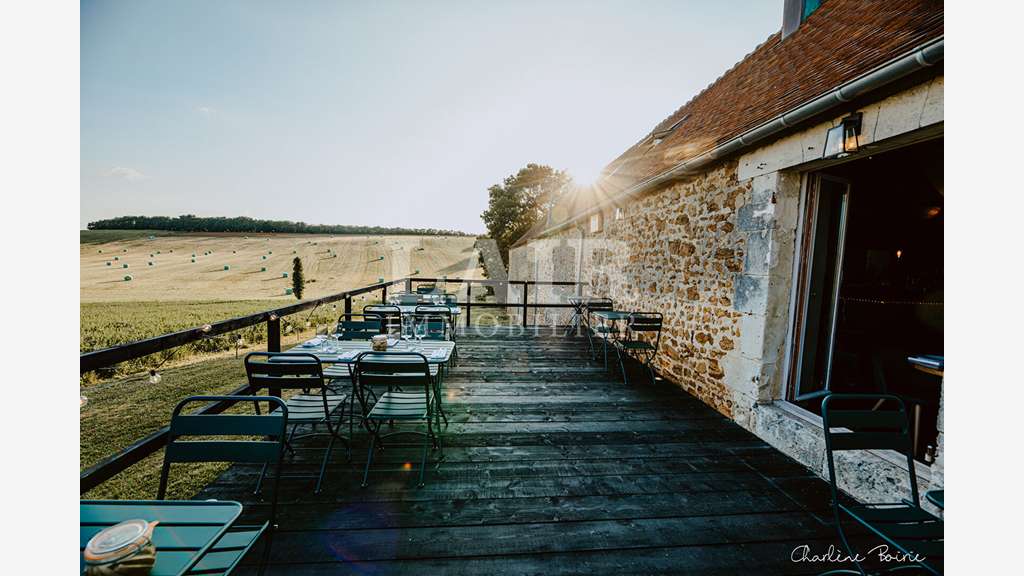 A vendre restaurant terrasses au coeur du Perche