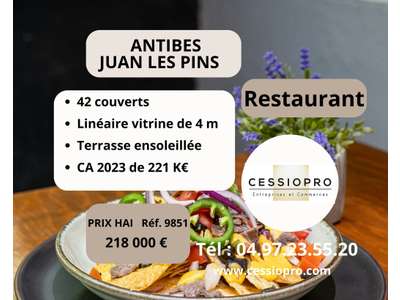 Vente Restaurant à Antibes