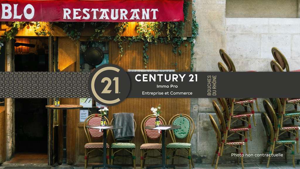 A vendre restaurant en centre ville de Trets