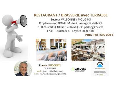 Vente Restaurant à Valbonne