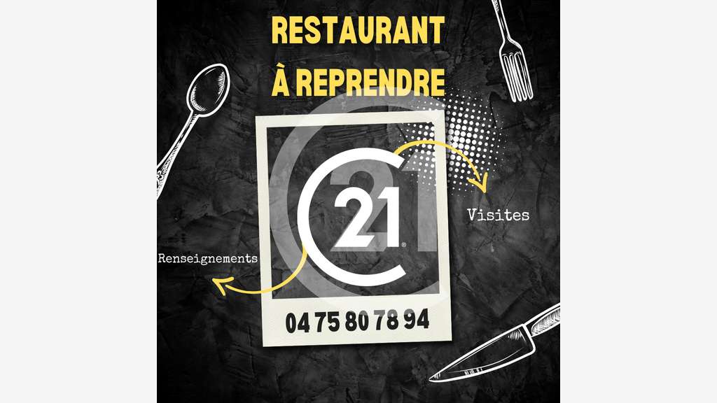 Restaurant avec licence IV à reprendre sur Valence